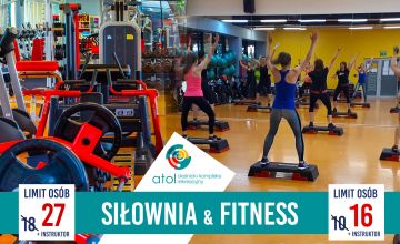 Zmiana limitu wejść na siłownie i zajęcia fitness

 